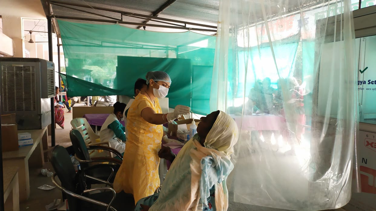 Corona's knock again, two infected including the woman who came for surgery