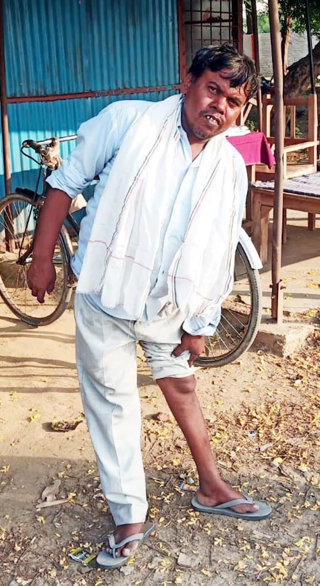 Soldier accused of grabbing the land of Divyang and beating him in the police station