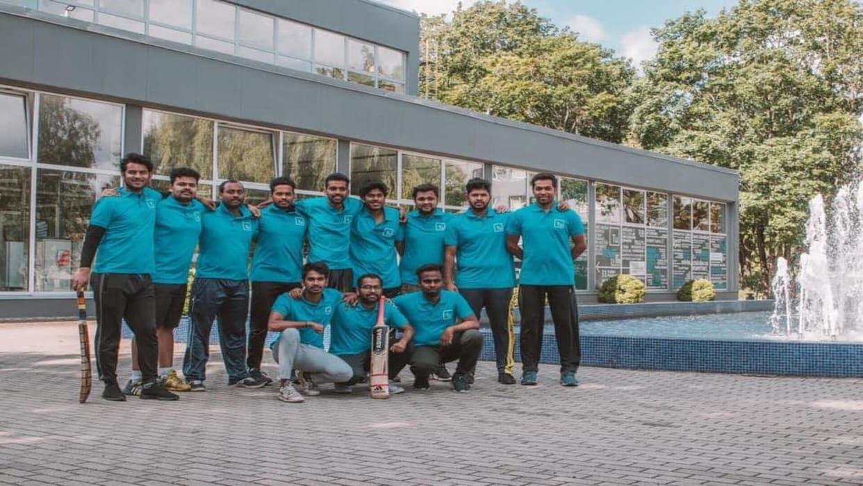 Indian Youngsters made a great team in abroad in the love of Cricket