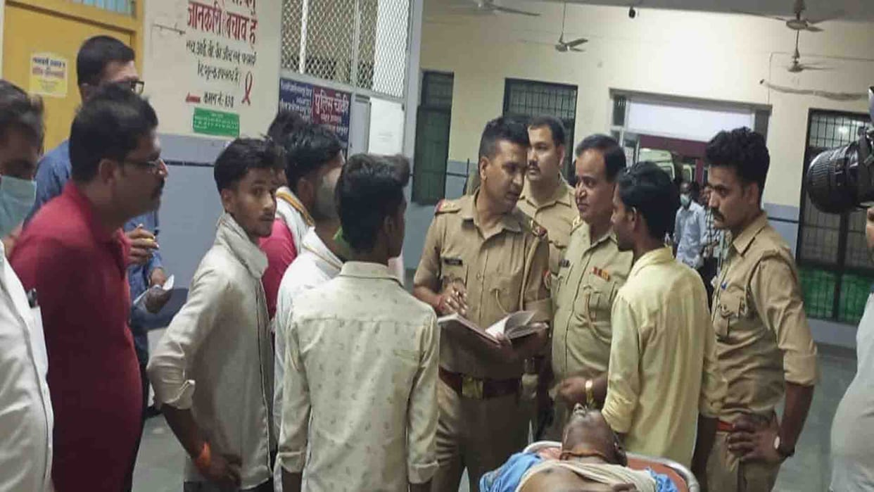 Big Road Accident in kanpur dehat up, five people Died