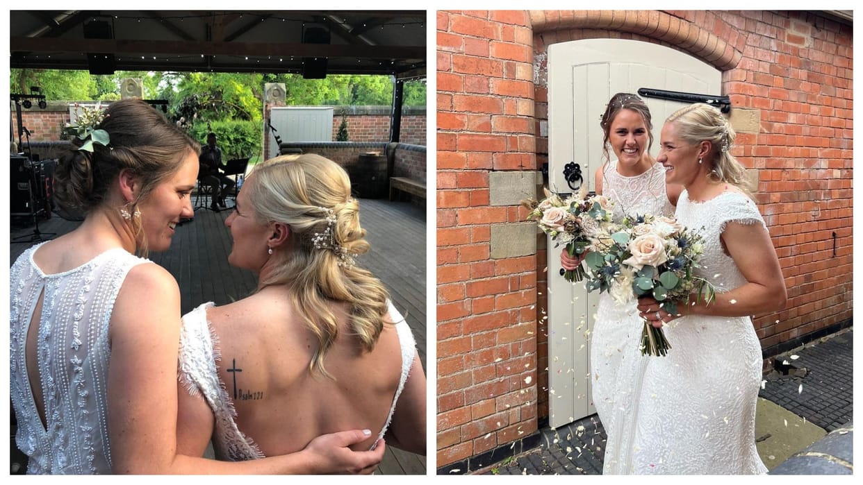 Katherine Brunt Nat Sciver Marriage Two women players from England married after five years relationship check photos