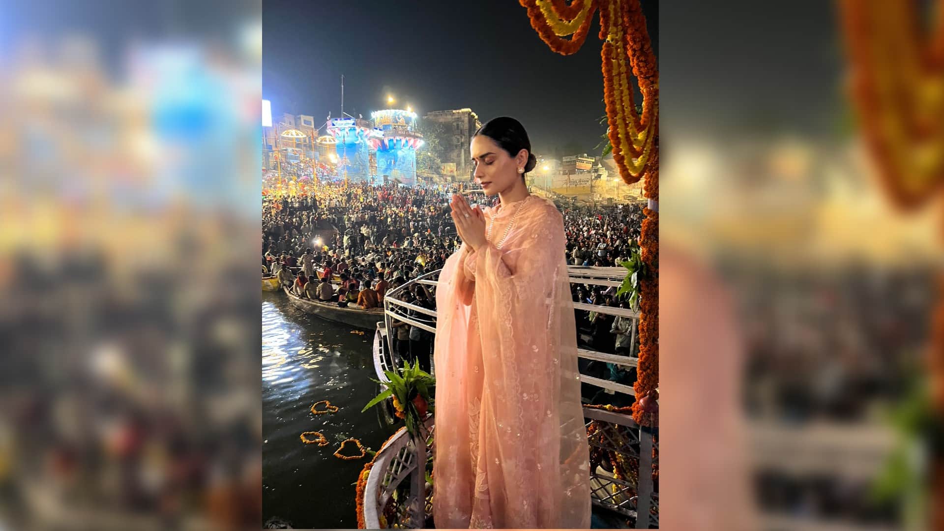 Akshay Kumar reached Varanasi before the release of 'Samrat Prithviraj', performed Ganga puja with emperor flag