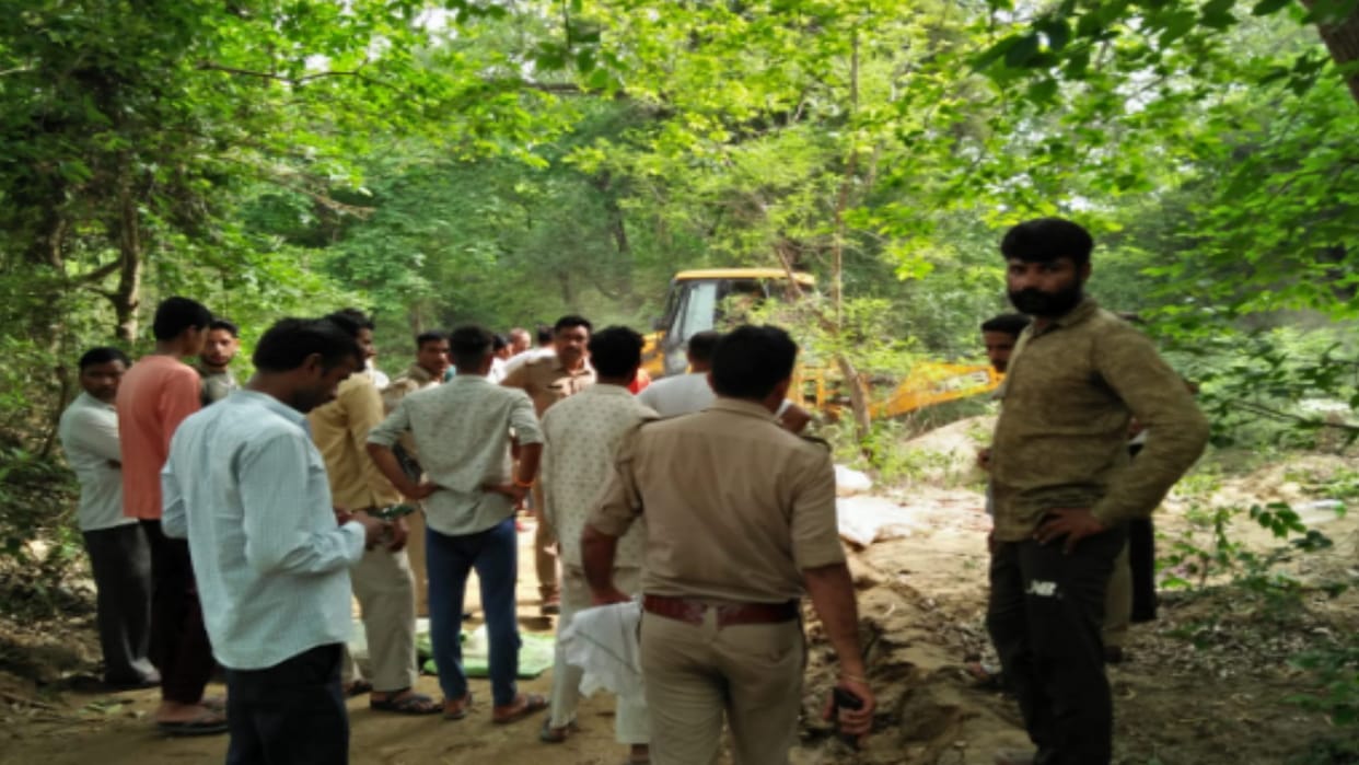 Meerut: smugglers escaped leaving the remains After cow slaughter, village ruckus