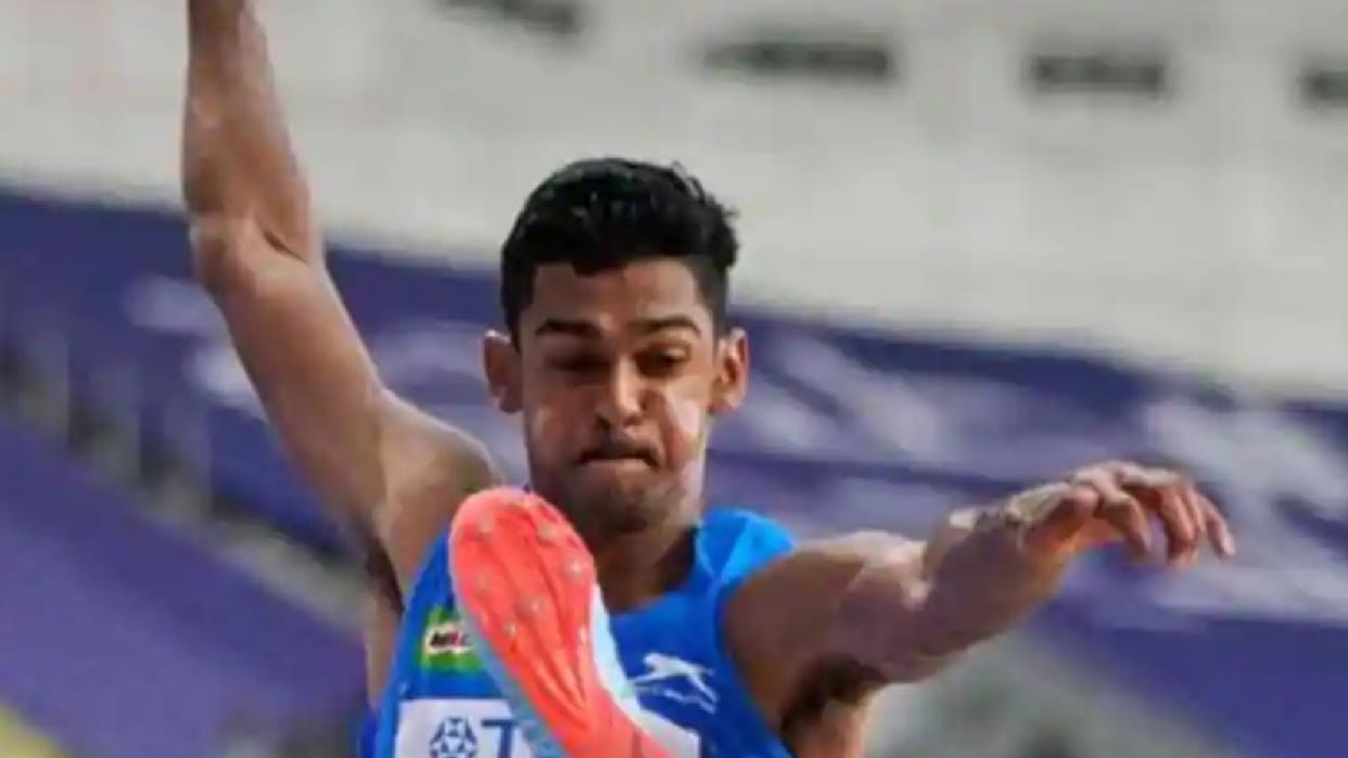 Murali Sreeshankar assured gold medal in long jump in Greece Venizeleia Chania 2022 athletics meet