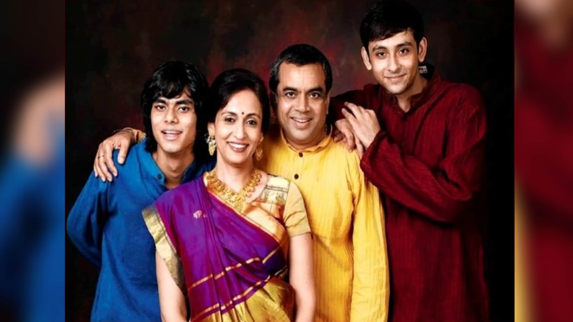 Paresh Rawal Happy Birthday Love Life Story See Unseen Photos with Family and Birthday Party Photos