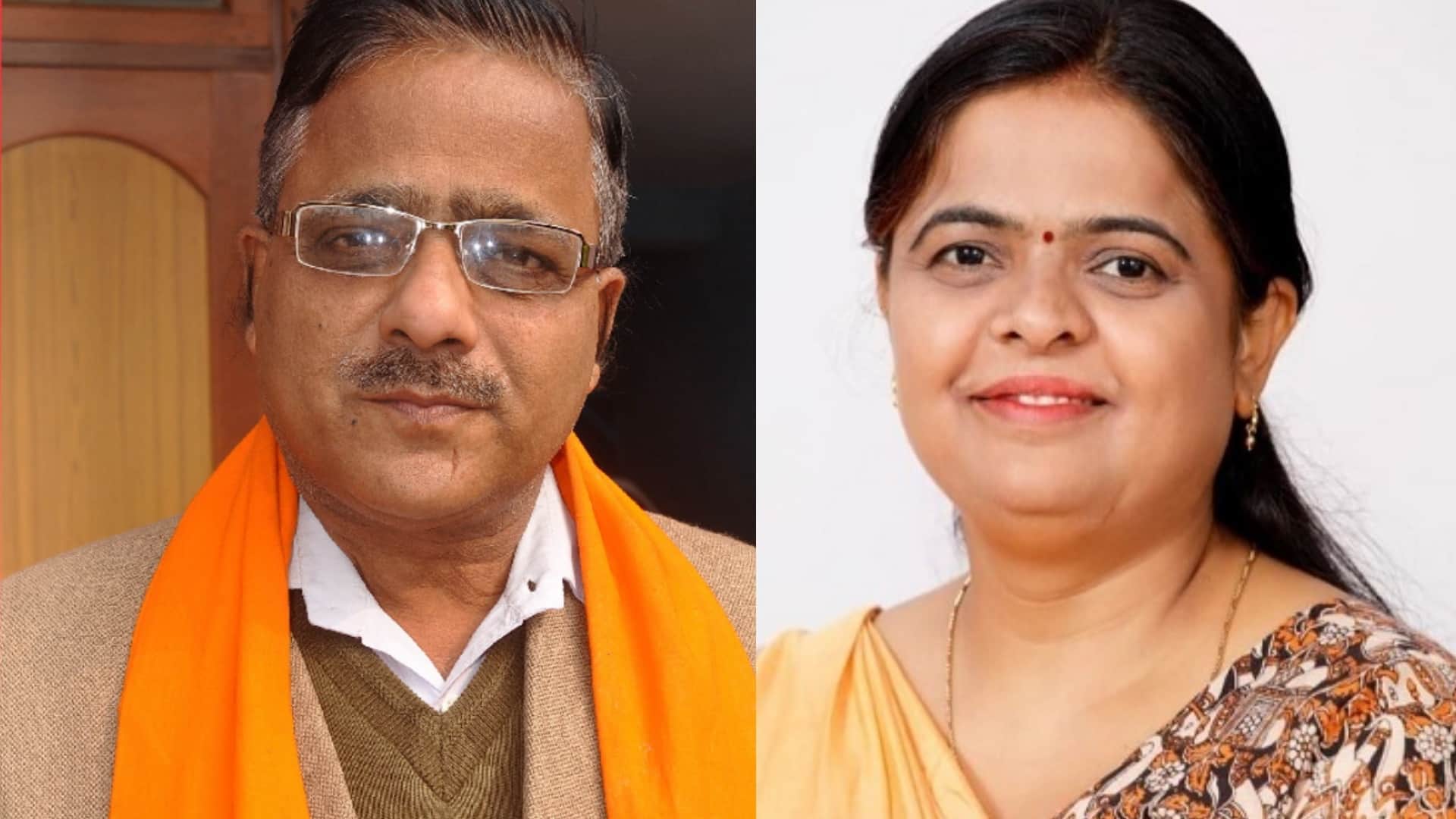 BJP Made Dr Radha Mohan Das Aggarwal and sangeeta yadav Rajya Sabha candidate