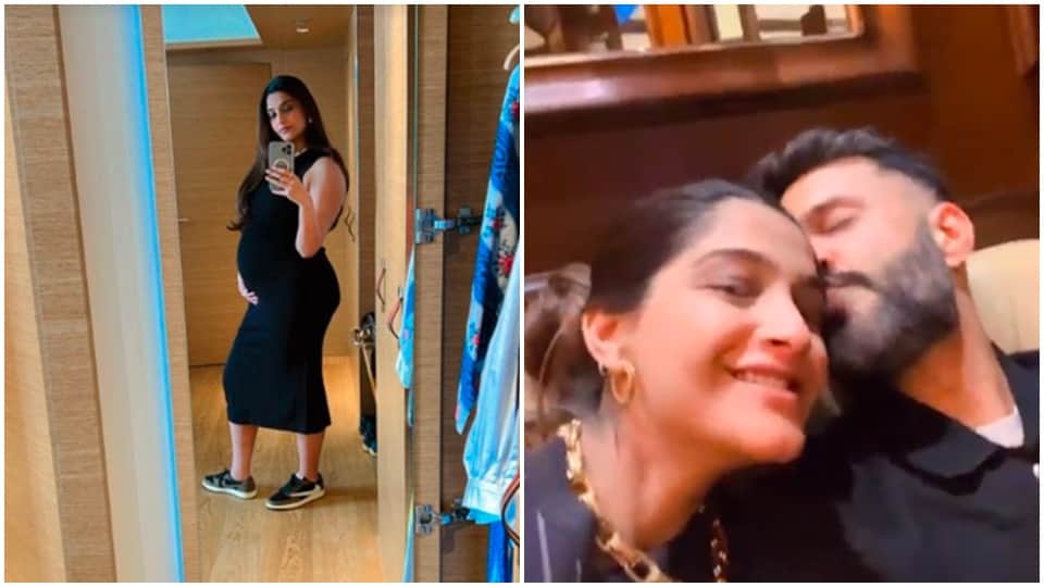 pregnant Sonam Kapoor shares mirror selfie flaunts growing belly 