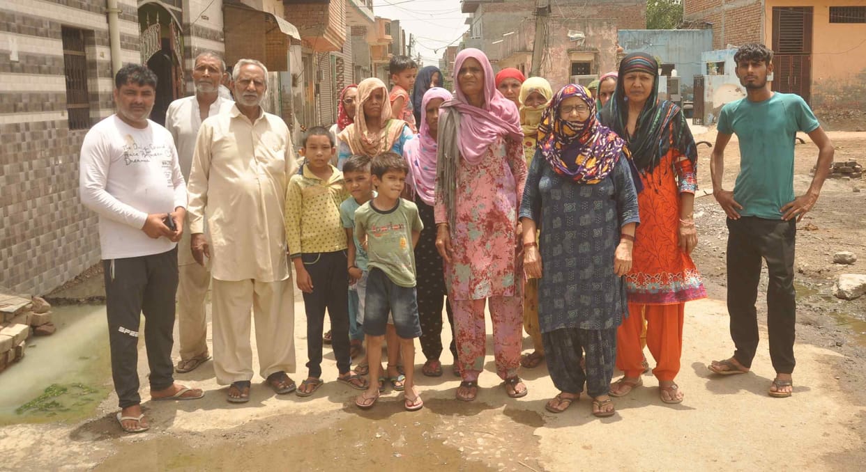 Sewer water coming from taps, people upset
