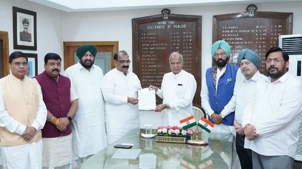BJP and SAD leaders meet Governor over Sidhu Muse wala murder