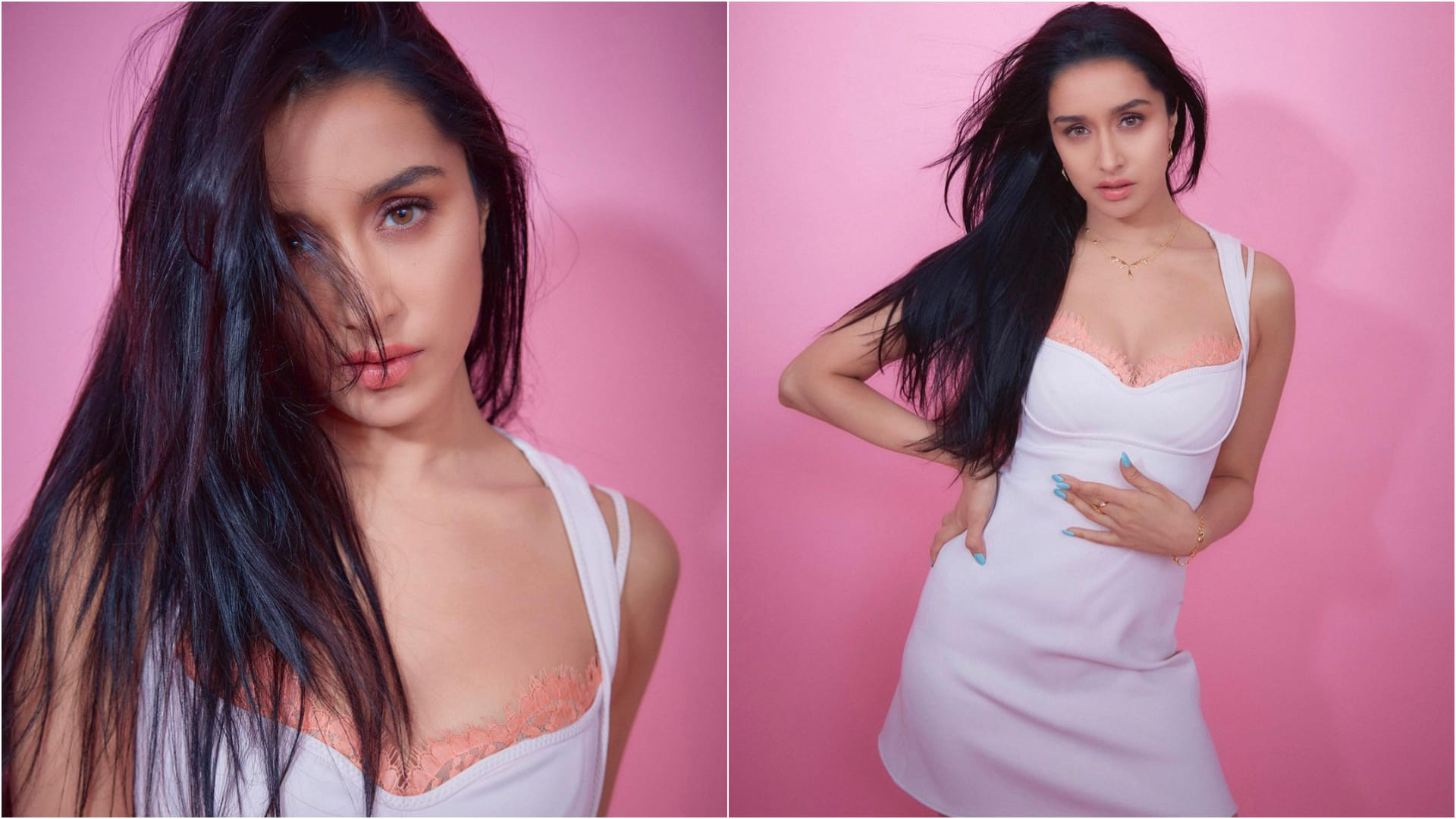 shraddha kapoor flaunts toned legs in white mini bodycon dress worth one lakh