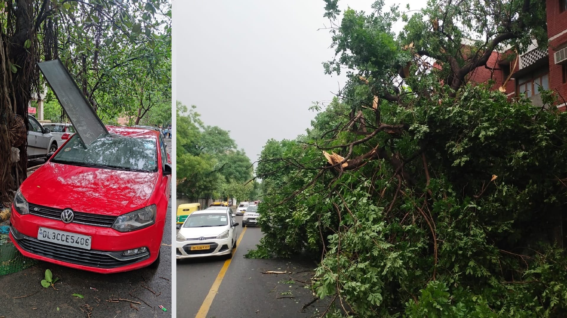 Rain in Delhi-NCR Today: Weather Delhi Haryana Uttar Pradesh Today Due to Storm In Heavy Damage JAMA Masjid News in Hindi