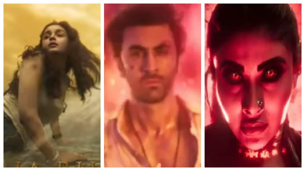 Brahmastra Starcast Look: Alia Bhatt Ranbir Kapoor Amitabh Bachchan Mouni Roy Nagarjuna first look reveal fans also Spotted Shah Rukh Khan