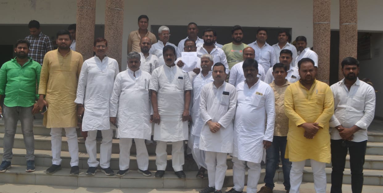 sp protest on dm office