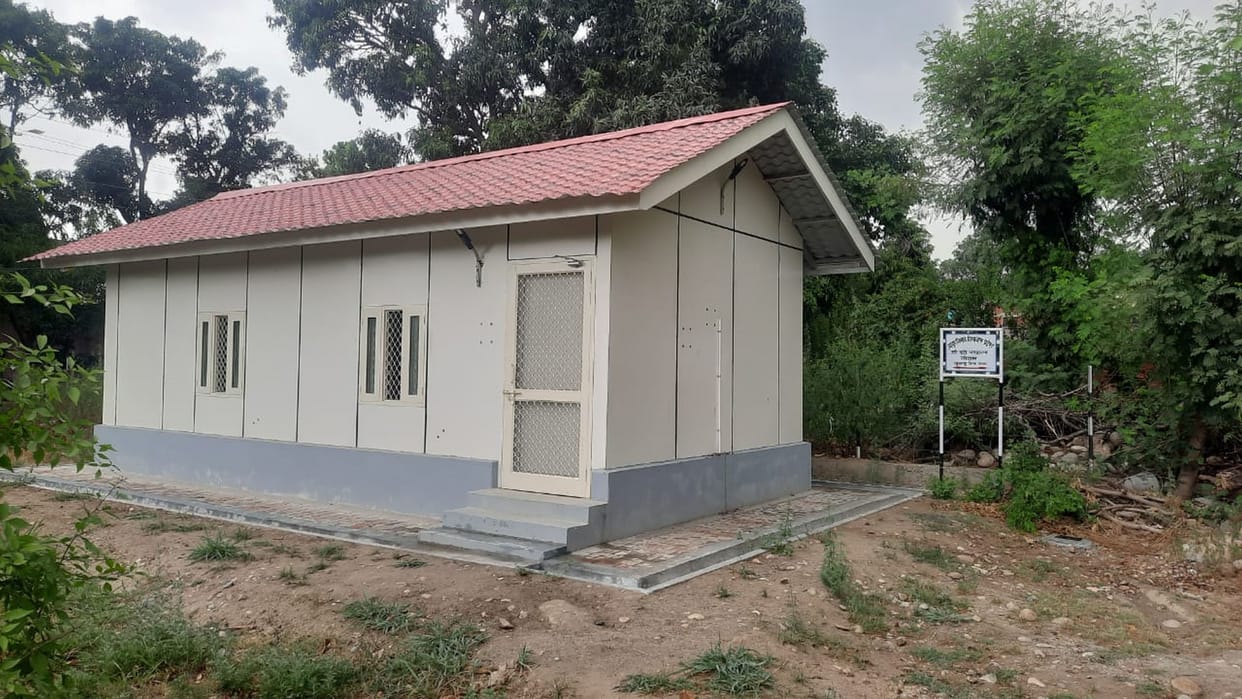 Herbal storage center built in Churudu, awaiting inauguration