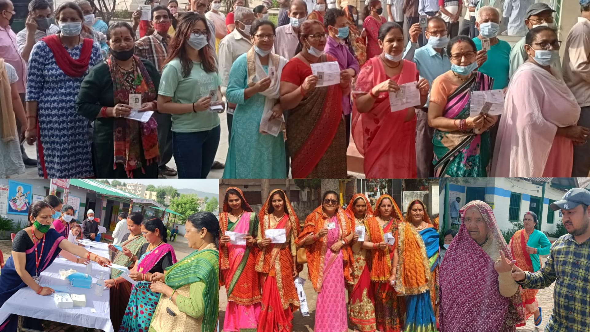 Champawat by-election 2022, women arrived in traditional clothes to vote, young voters enthusiasm is high, See Photos