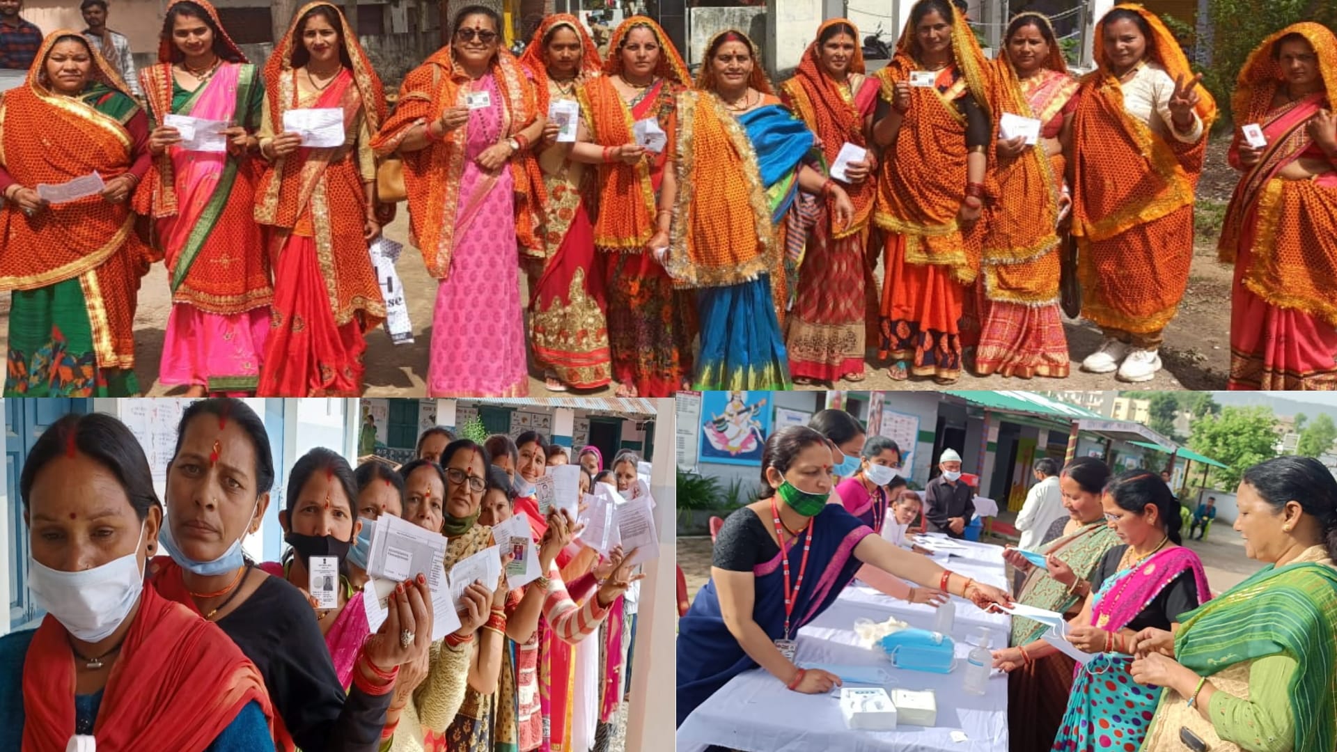 Champawat by-election 2022, women arrived in traditional clothes to vote, young voters enthusiasm is high, See Photos
