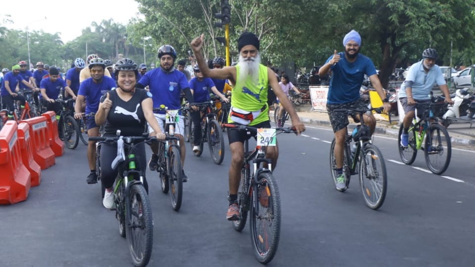 Cyclothon organized for Appeal not to smoke in Chandigarh