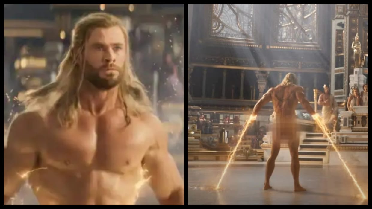 Thor Love And Thunder: media reports claims chris hemsworth fans watched his nude scene from film trailer on replay