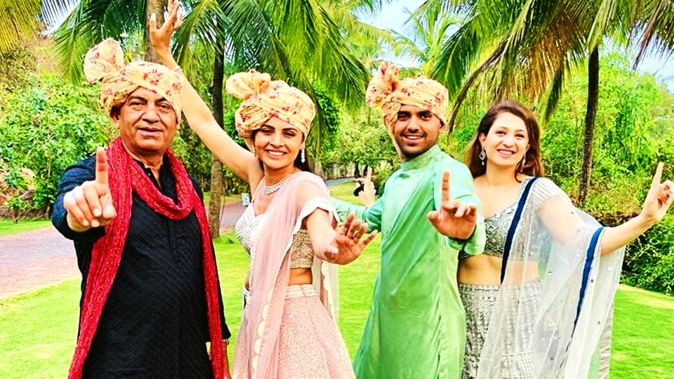 Deepak Chahar Jaya Bhardwaj Wedding Mehndi Ceremony at five star hotel in agra