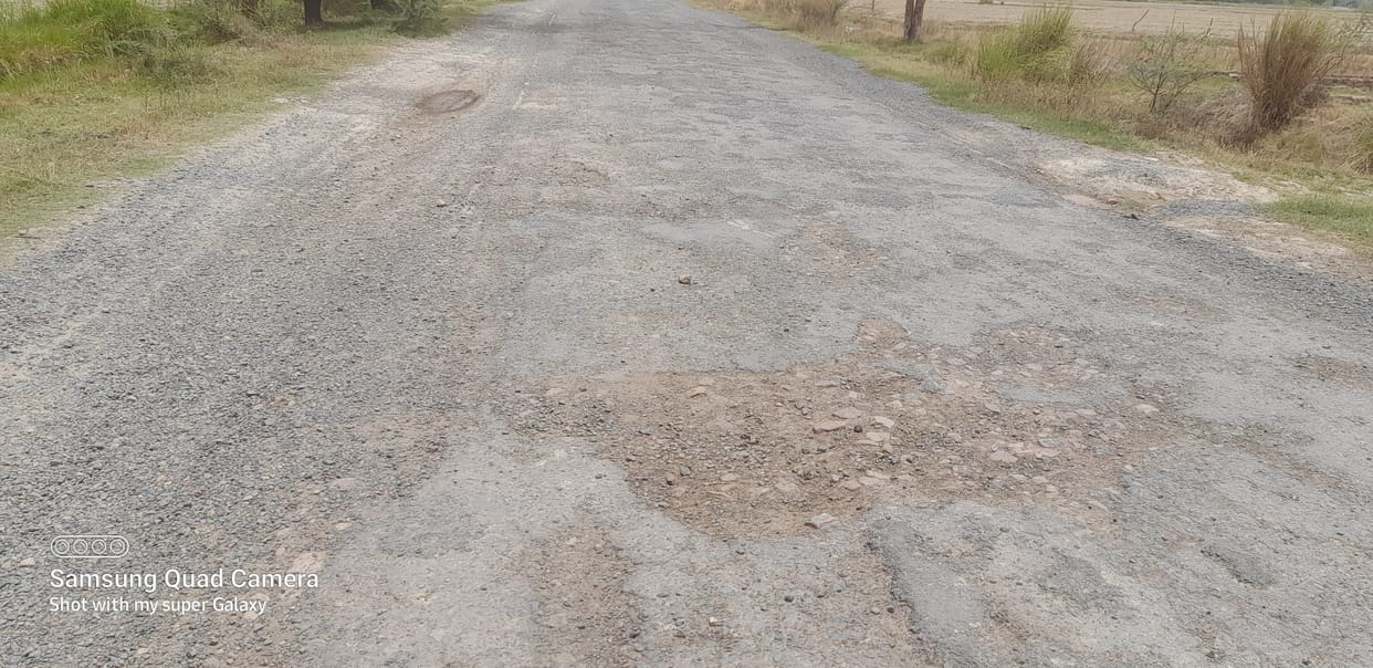 The condition of the roads is such that minutes are taking hours away.