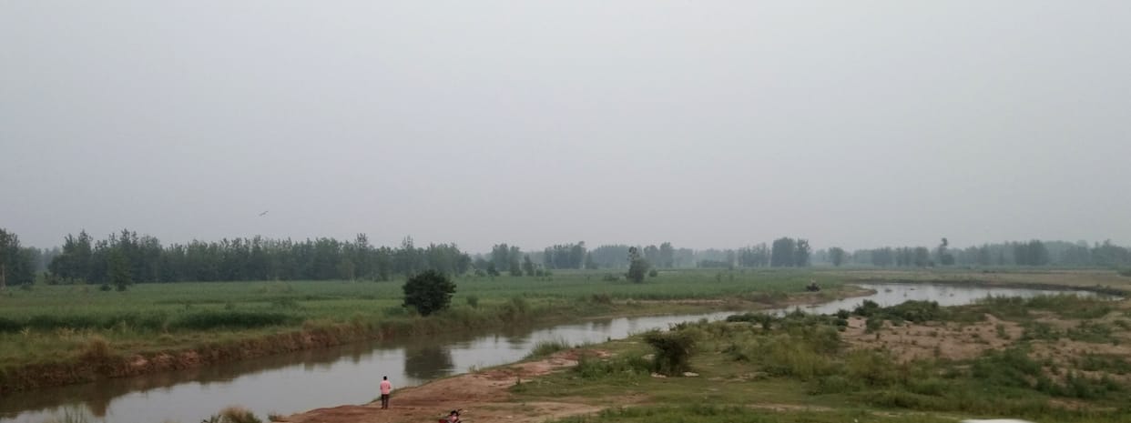 Encroachment narrowed the stream of Ramganga