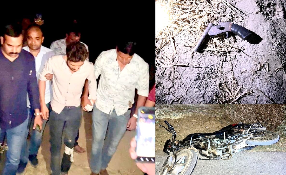 Super market robbery case in Unnao, gun point robber arrested in encounter, police disclosed the robbery within 24 hours