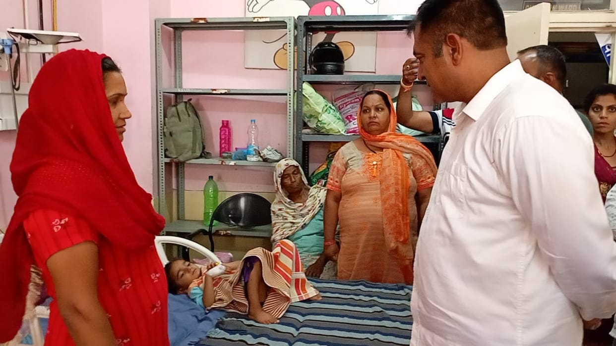 Diarrhea spread in Santoshgarh