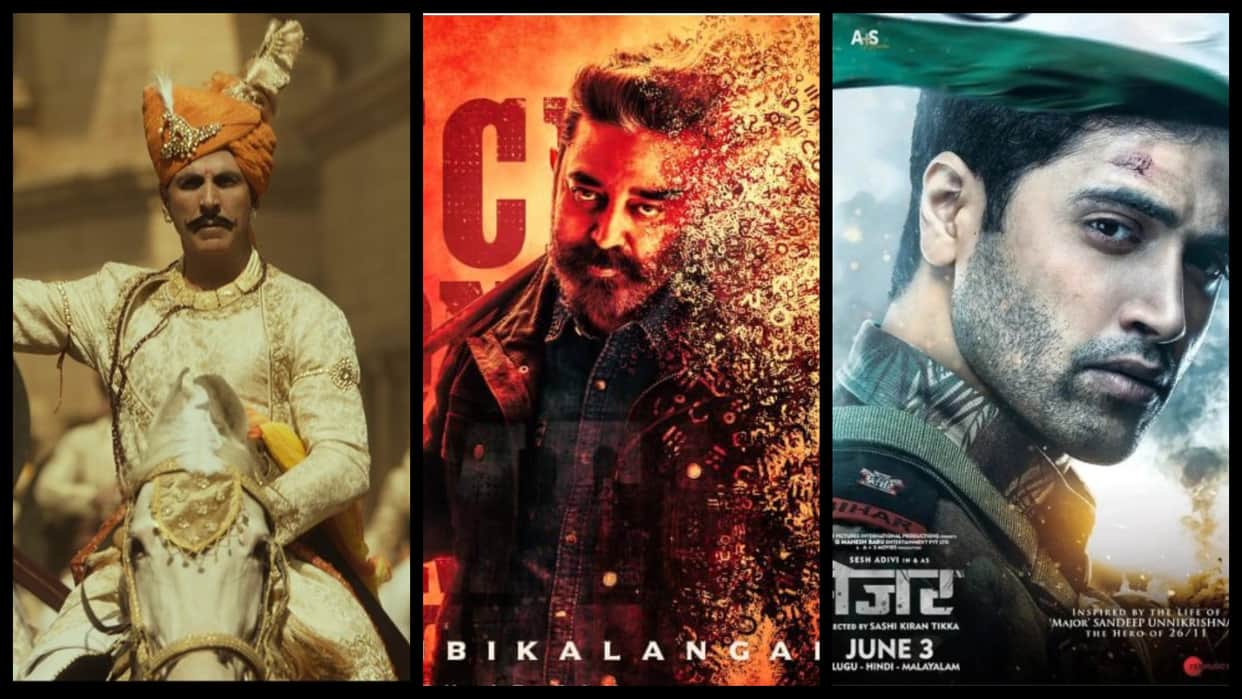 Samrat Prithviraj Vs Vikram Vs Major: Kamal Haasan Vikram leads in advance booking akshay kumar starrer and Adivi Sesh Major fall behind