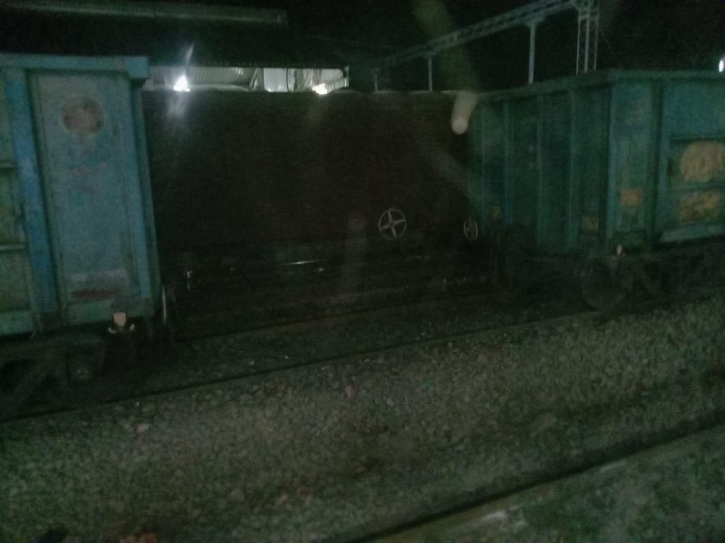 Negligence of railway employees: moving goods train divided into two parts