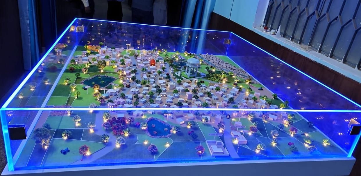 Kanpur Dehat: A glimpse of the President's village Paraunkh will be seen in the prototype, two and a half lakh rupees have been spent