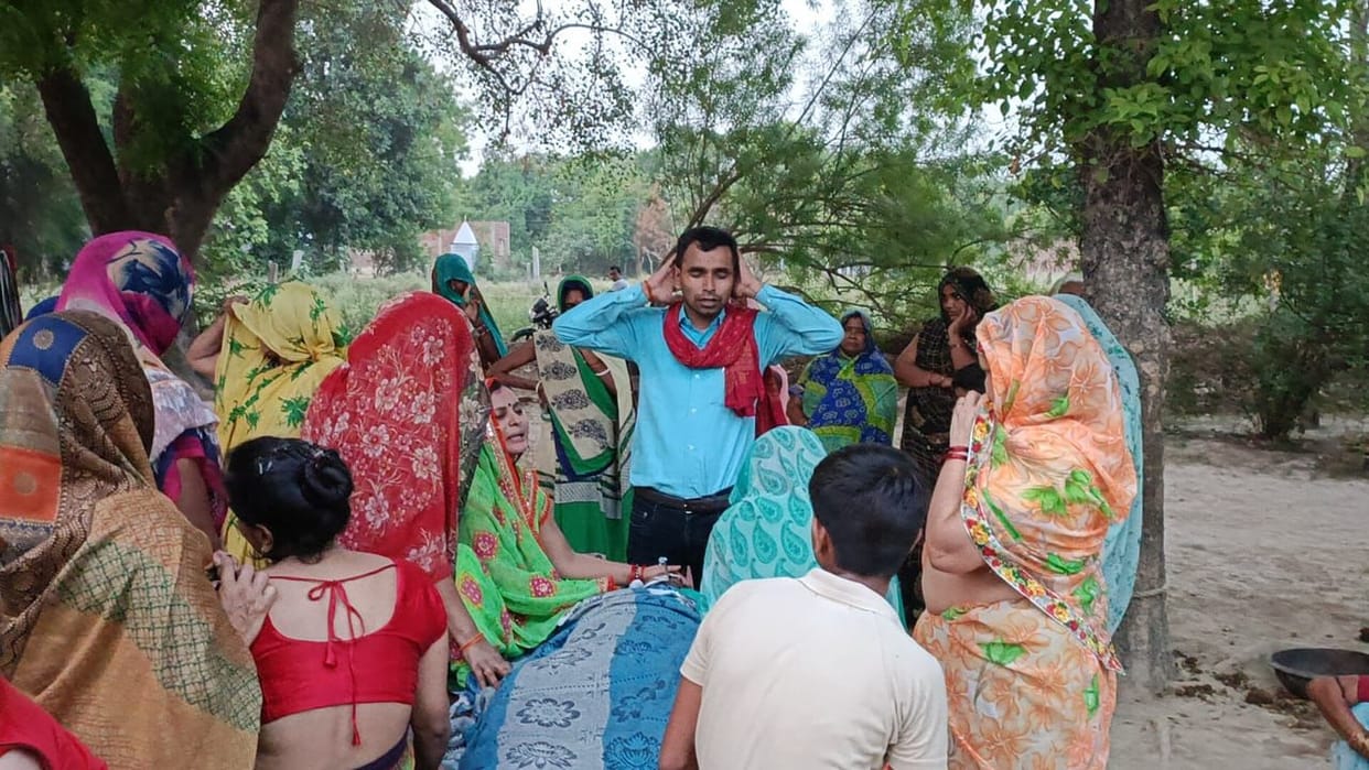 Teacher going to get treatment of innocent son dies in accident