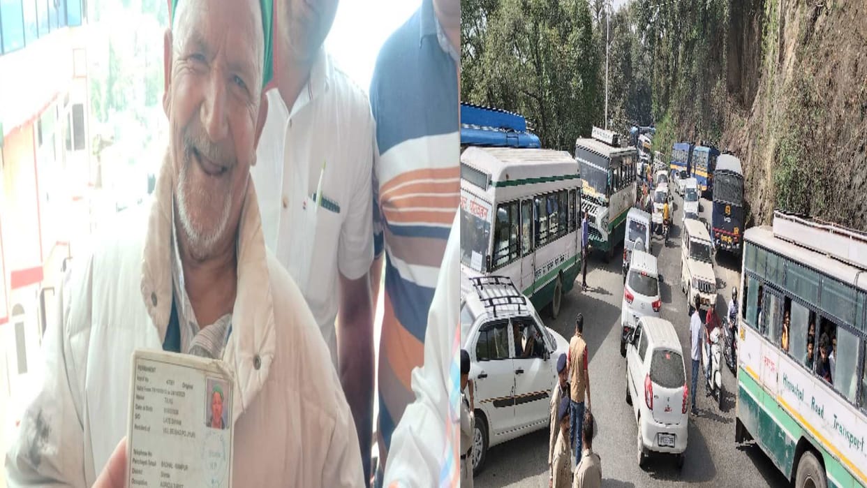 PM Modi Shimla Rally: 101 year old Tilakuram reached the rally after traveling 172 km, people were troubled by the jam in the city