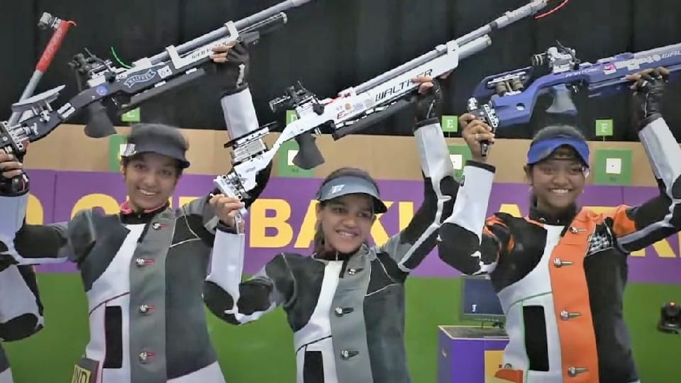 ISSF World Cup 2022: Shreya of Jabalpur in Baku, Indian women's shooting team won gold for India