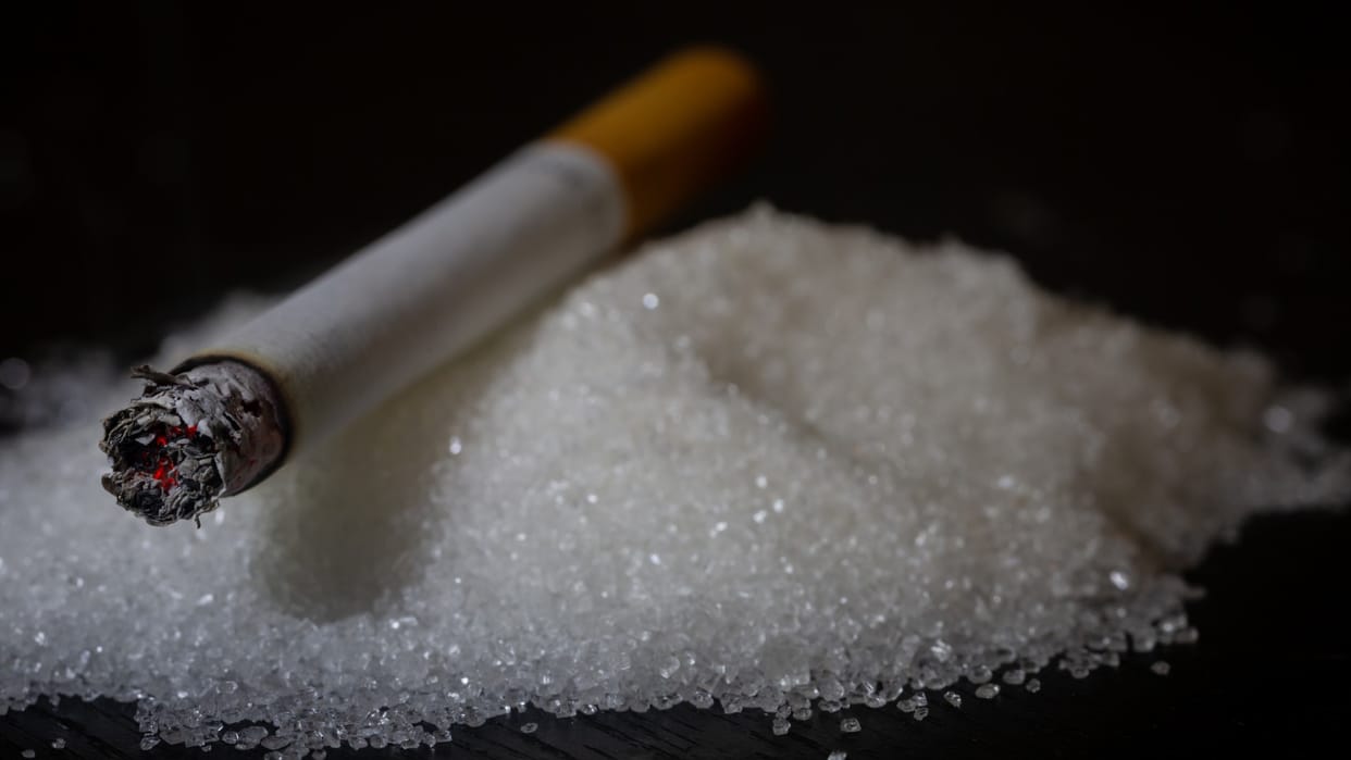 Cigarettes and alcohol spoiling heart at a young age