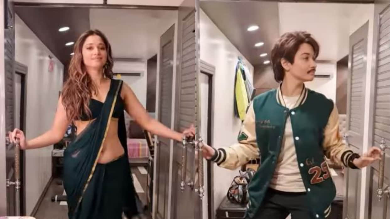 Tamannaah Bhatia new video went viral on social media see actress double role here