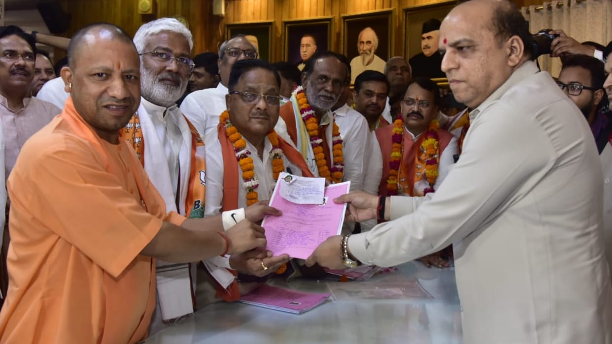 All the BJP candidates file nomination for Rajyasabha Election 2022.