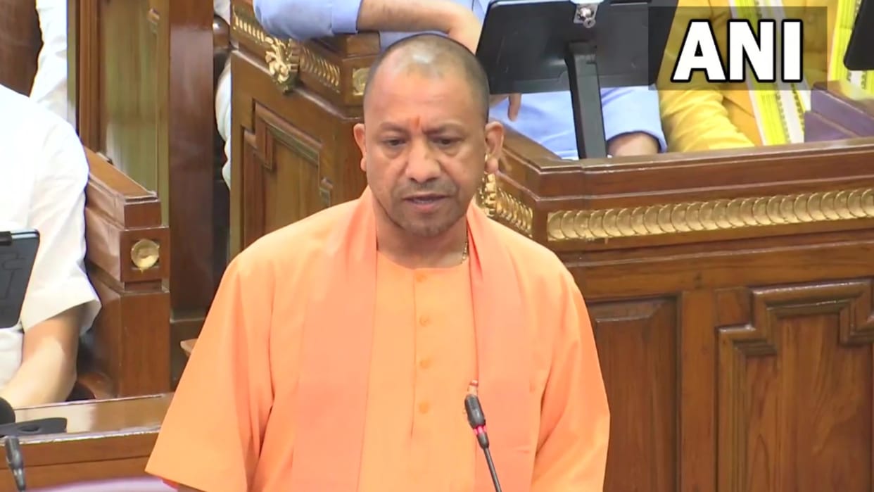 CM Yogi Adityanath speech in UP vidhansabha on 31 May.