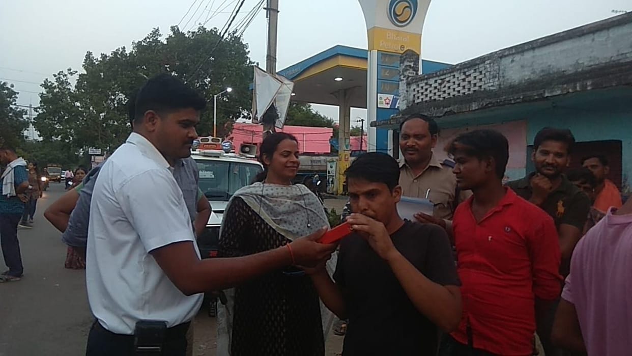 Action against 206 people for driving under the influence of alcohol