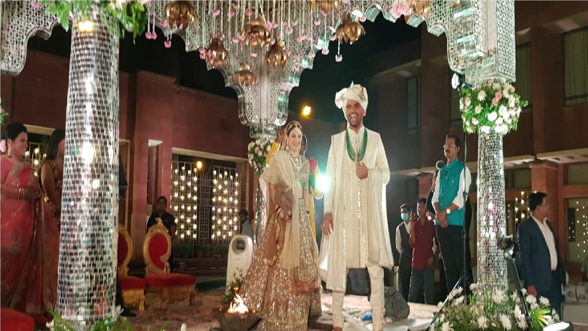 deepak chahar and jaya bhardwaj marriage Team India s medium pacer Deepak Chahar tied knot with Jaya Bhardwaj