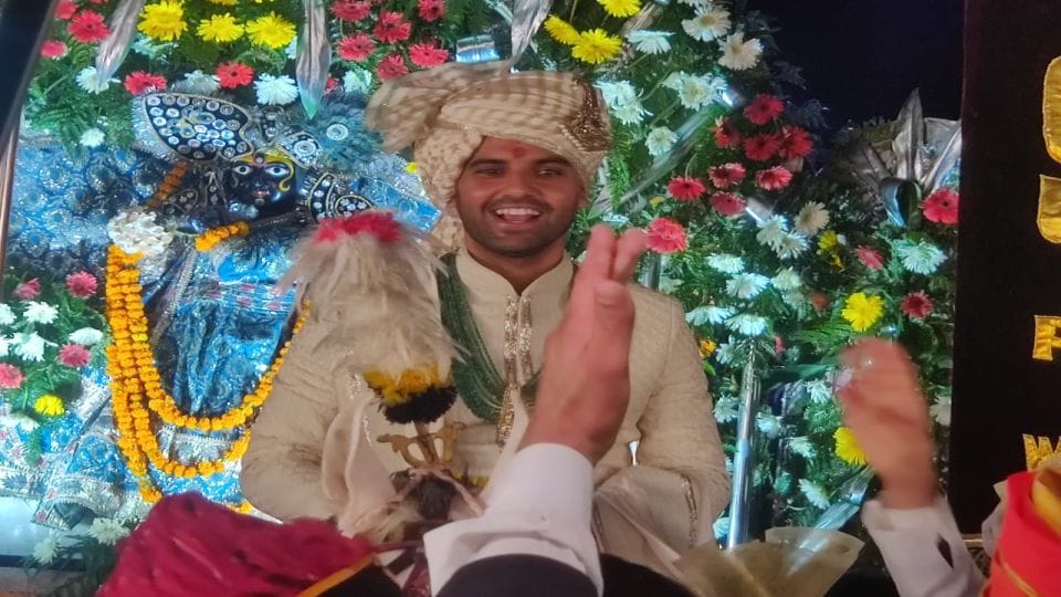 Deepak Chahar Jaya Bhardwaj Wedding Ceremony in Hotel JP place in agra