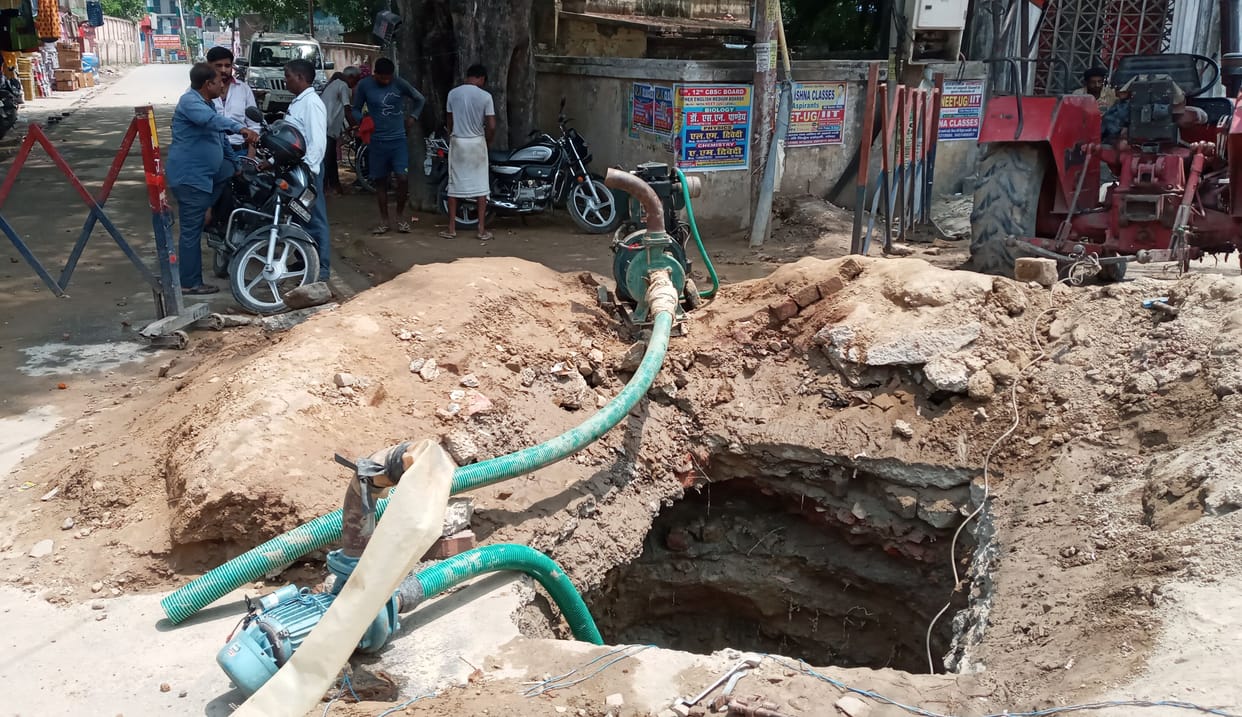 water supply,break