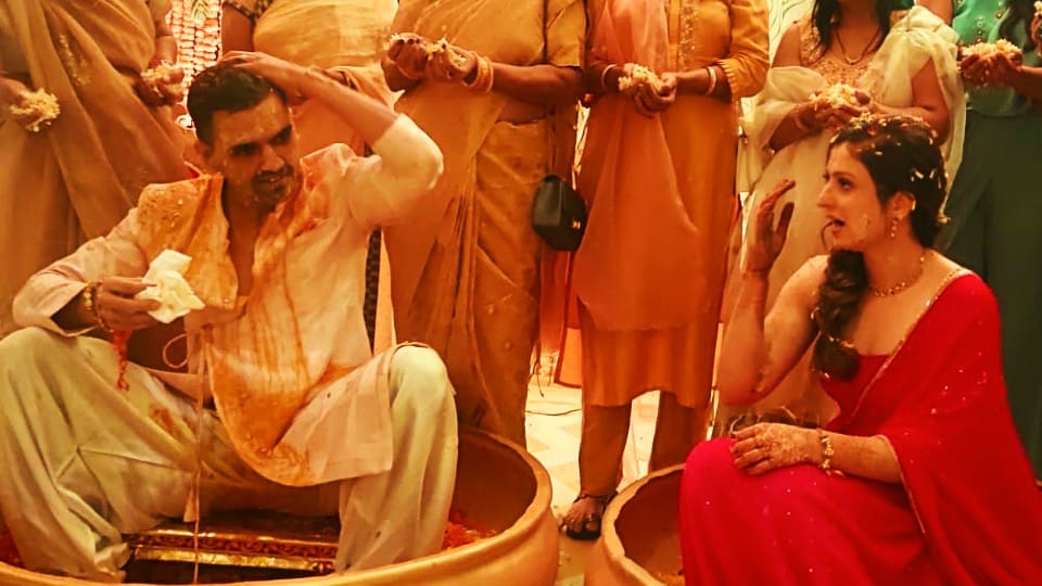 Deepak Chahar Jaya Bhardwaj Haldi ceremony photos Deepak Chahar Jaya Bhardwaj Wedding today