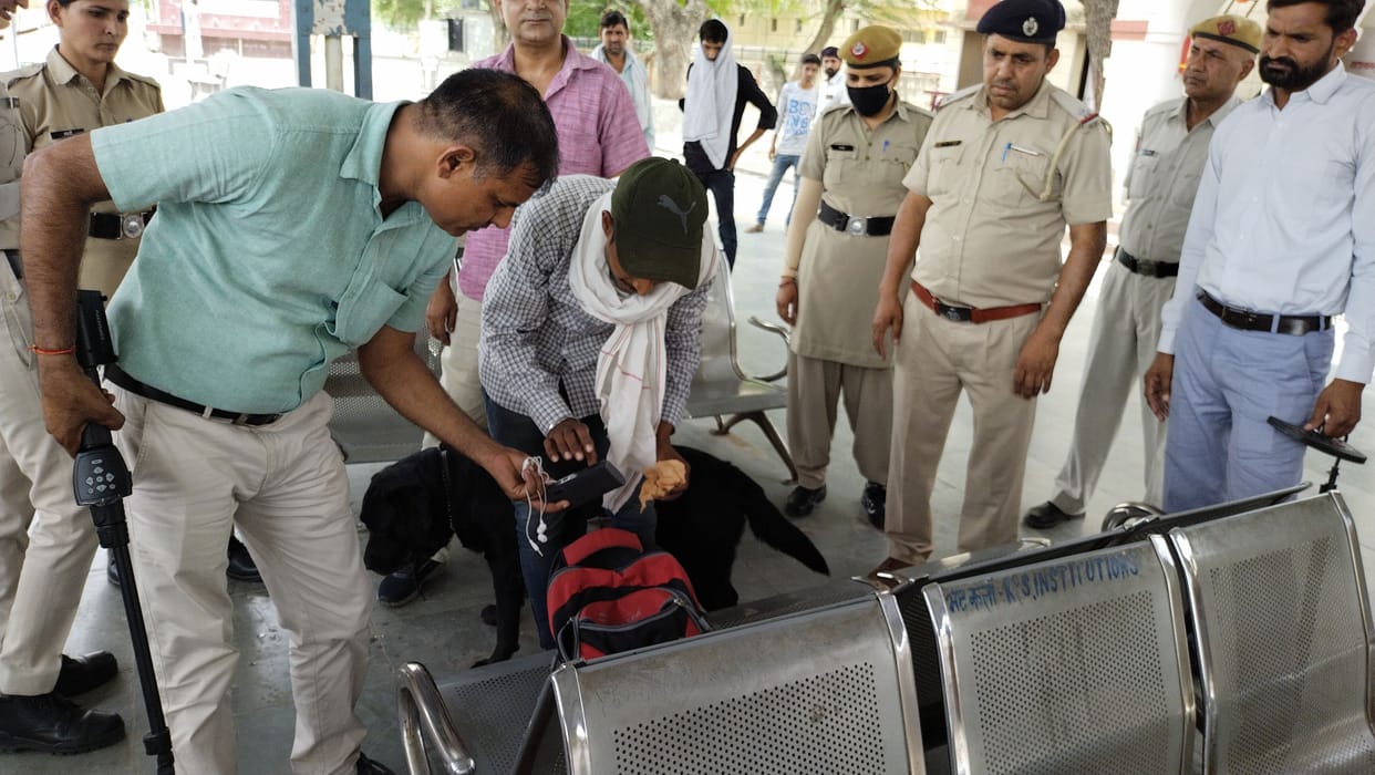 Checking done at bus station and railway station