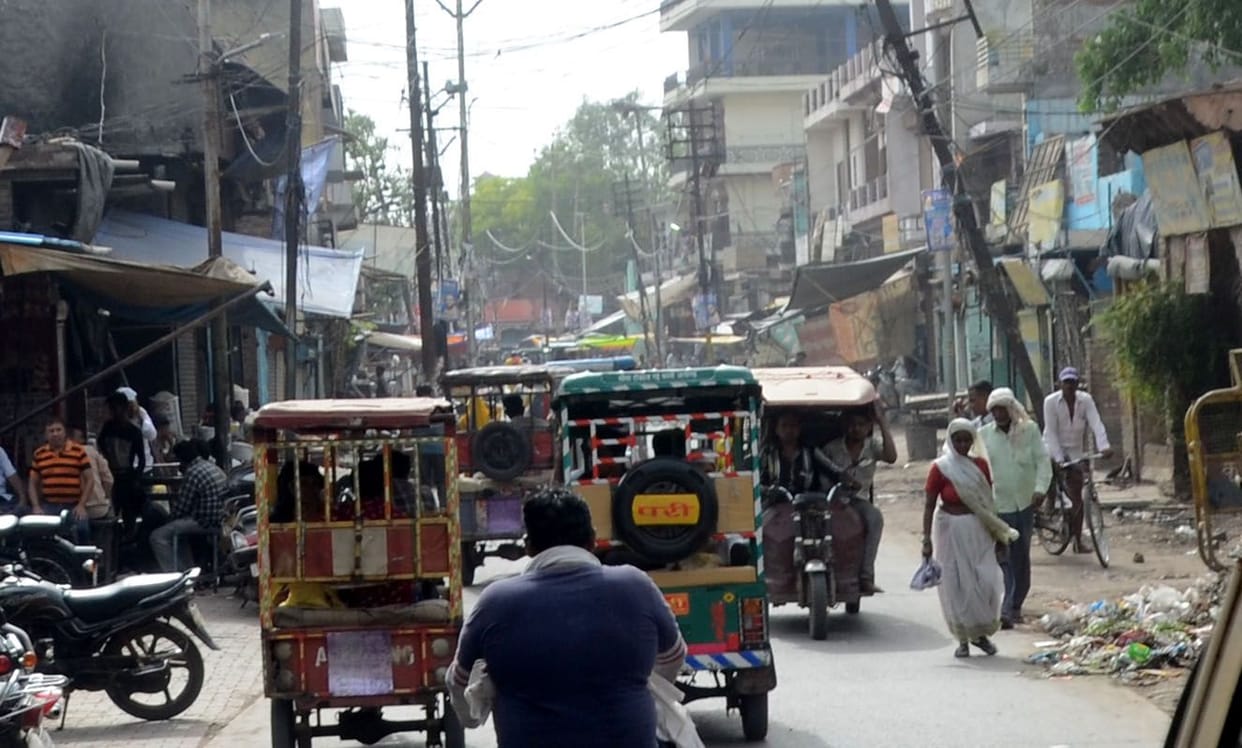 Encroachment on khair road