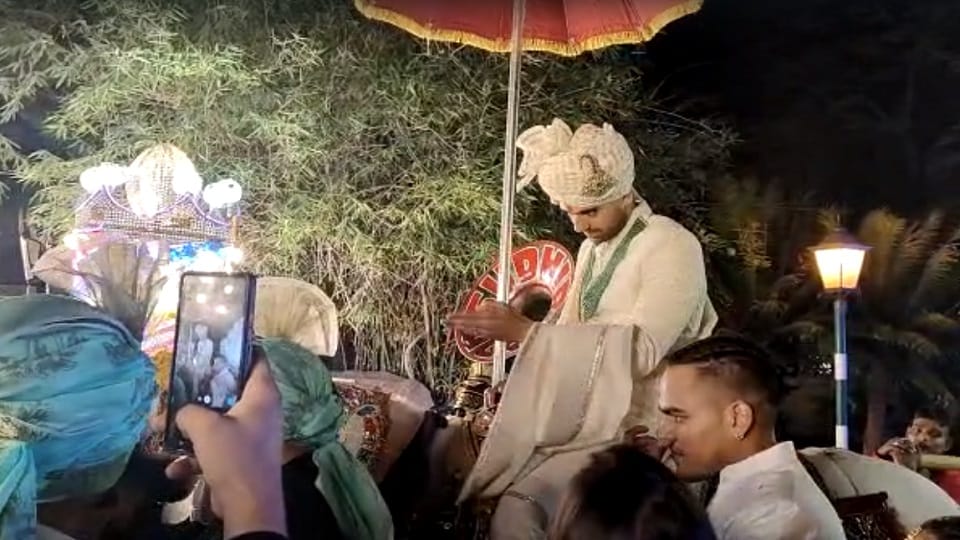 Deepak Chahar Jaya Bhardwaj Wedding Ceremony in Hotel JP place in agra