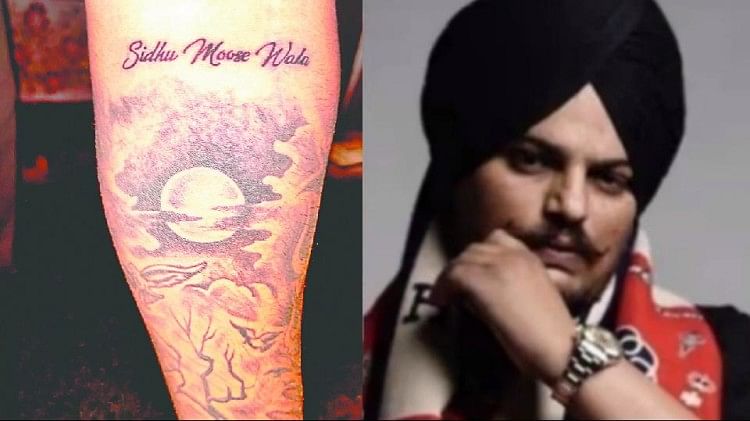 Perfect son Sidhu Moosewalas parents get tattoos in his memory see  photos and videos  Entertainment NewsThe Indian Express