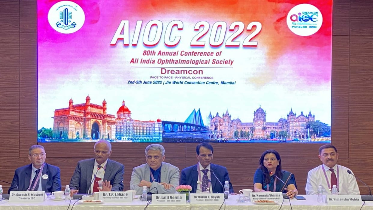 all india ophthalmic conference 2022, Target to reduce preventable blindness by 50%