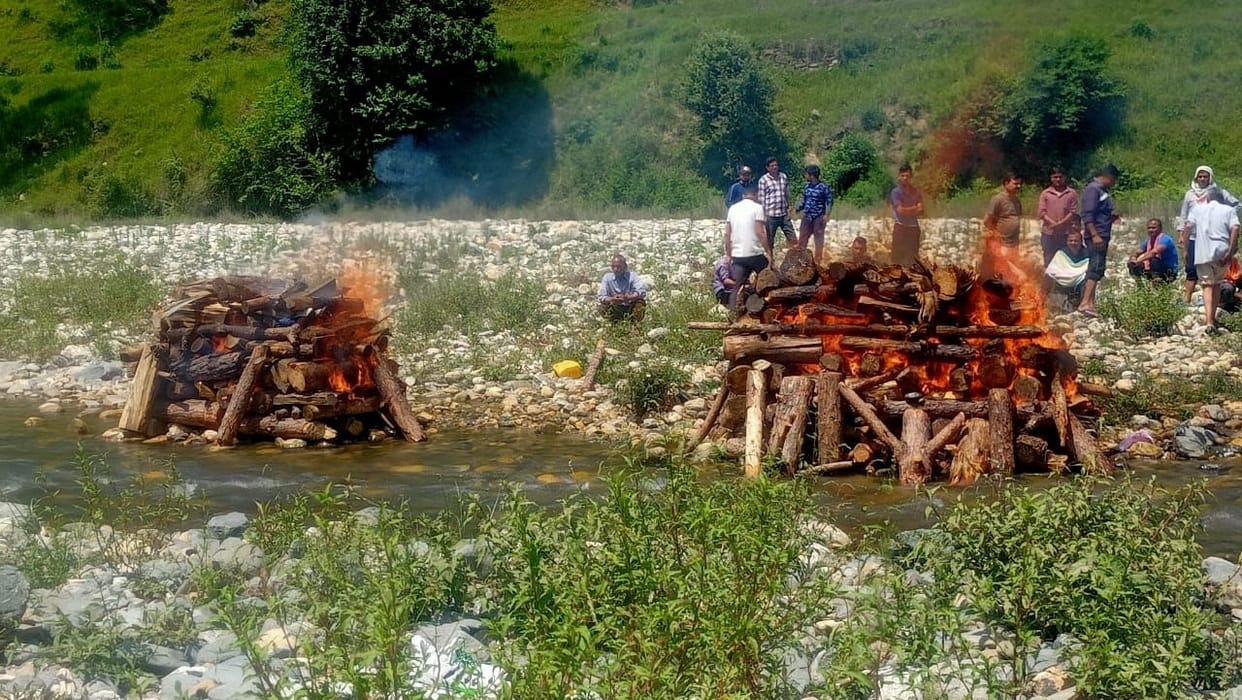 Funeral of Two kids Drowned yesterday