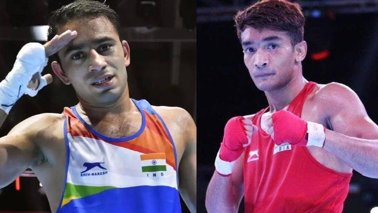 Commonwealth Games India mens boxing team declared Shiva won in trials Sumit and Mohammad Hussamuddin were also selected along with amit Panghal