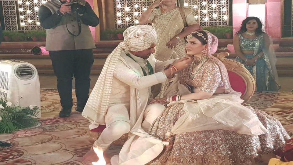 Deepak Chahar Jaya Bhardwaj Wedding Deepak Chahar gets married to Jaya Bhardwaj at Hotel JP place in agra